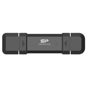 SILICON POWER 1TB DS72 USB 3.1 + USB 3.1 Type C Black SP001