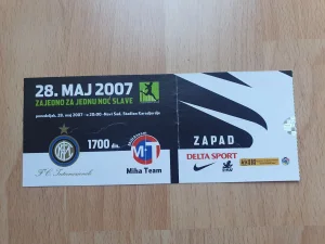 Fudbalski ulaznica - Inter / Miha Team 2007