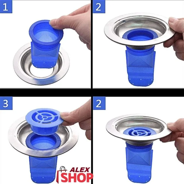 Silikonski filter za odvod set od 4 komada