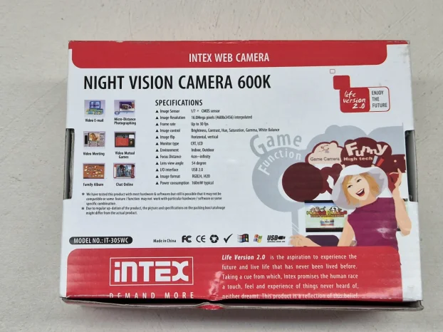 Intex Night Vision Web Kamera