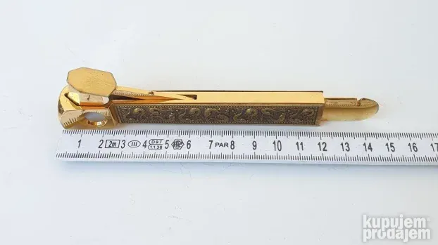 Sekač za tompus DONATUS Solingen pozlaćen