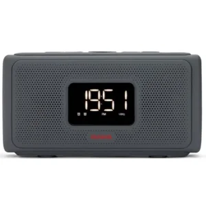 AIWA CRU 80BT radio alarm clock grey