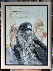 Orao Slika ulje na platnu Milovan Penkov