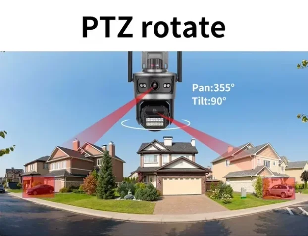 Solarna  4G kamera PTZ Video nadzor SIM kartica NOVO