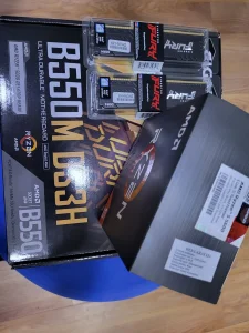 Ryzen 5 5600+Gigabyte B550M DS3H+16gb ddr4 Fury 3600