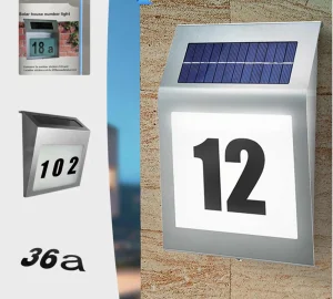 KUCNI BROJ solarna svetiljka