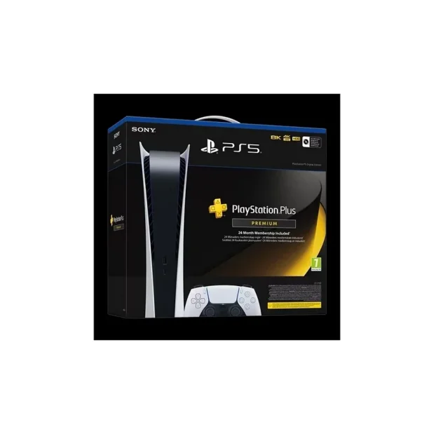 SONY PlayStation 5 Digital 825GB white + 24 month Playstatio