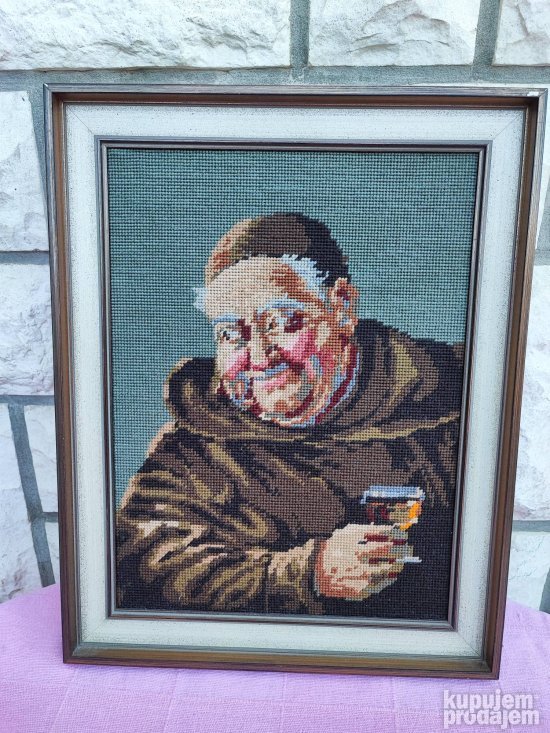 Nemački goblen Deda sa  casom