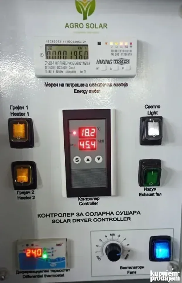 Električne i HYBRID VORTEX sušare za voče, povrče i dr.