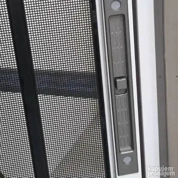 Vrata klizna alu mreza 88x200cm beli ram