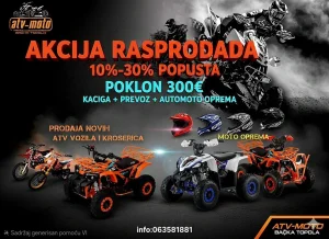 Atv 50 NOVOGODISNJA AKCIJA +150eur Poklon