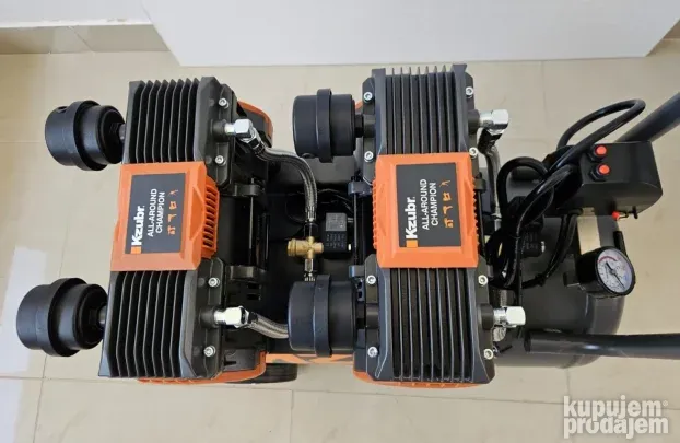 Kompresor bešumni KZUBR 50 litara - 2 GODINE GARANCIJE - KupujemProdajem