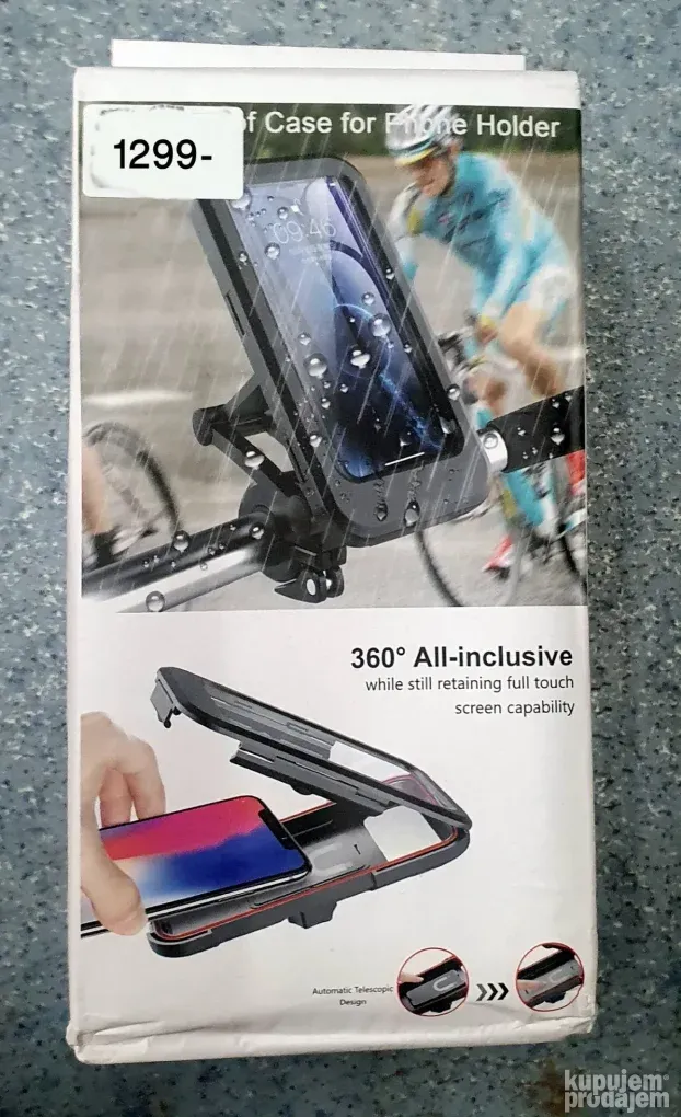 Odlican vodootporni nosac za mobilni telefon za bicikl