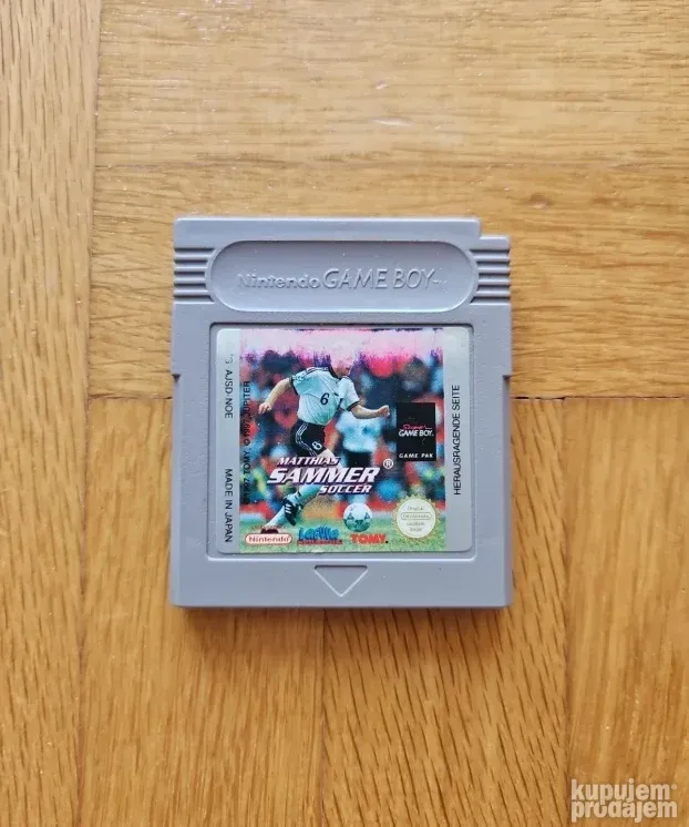 Matthias Sammer Soccer Game Boy Nintendo Gameboy Advance SP