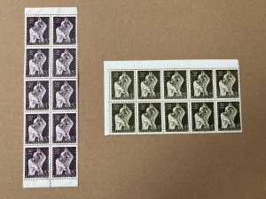 50 godina od OKTOBARSKE Revolucije,2 mint tabaka po 10k,1967