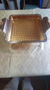 Zlatara Majdanpek - Posluzavnik Kruna pozlata 24k