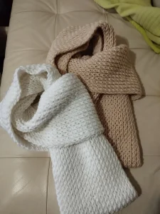 Šalovi novi 2 kom za 1500 din, pleteni, dupli, 200x20