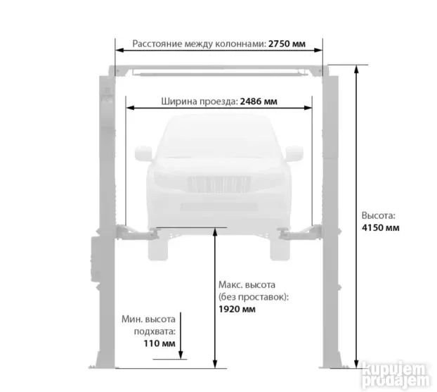 LAUNCH   automacka dizalica  4 t