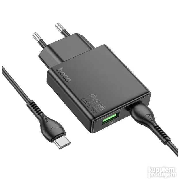 N38 Delgado type C,Punjač kućni, brzi,PD20W+QC3.0 Dual Port