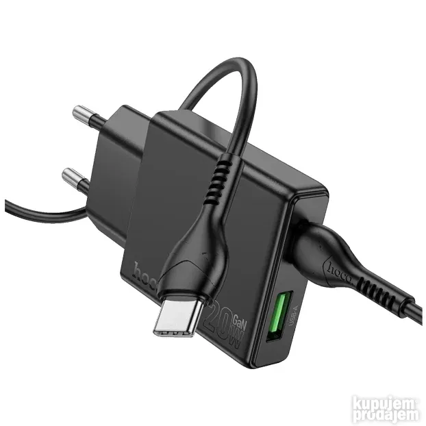 N38 Delgado type C,Punjač kućni, brzi,PD20W+QC3.0 Dual Port