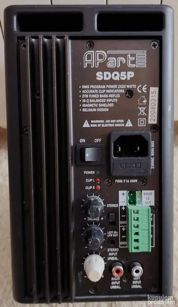 Apart SDQ5P Black  (Biamp Systems)