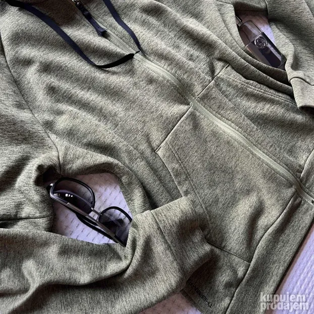 NIKE THERMA-FIT ORIGINAL muski zeleni duks sa kapuljacom M