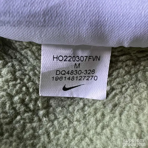 NIKE THERMA-FIT ORIGINAL muski zeleni duks sa kapuljacom M