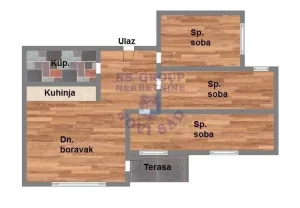 Adice, 3.5 troiposoban, 66 m²