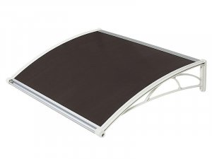 Nadstresnice 82x150cm Bela i Bronzana 6mm - Novo