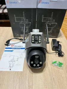 Ctronics Dual Lens Spoljnja Wifi PTZ sigurnosna kamera