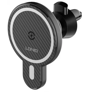 LDNIO MA20 Magnetic car charger and holder 15W femgyuruvel