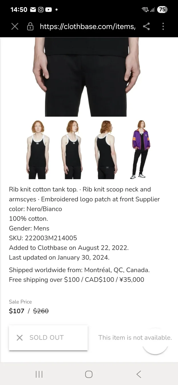 Original D&G pamucna atelier majica M.