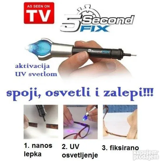 5 Secund FIX lepak za sve PRAVO ČUDO