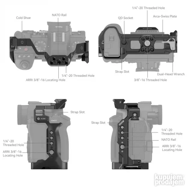 SmallRig Kavez za Panasonic LUMIX S5 II / S5 IIX 4022