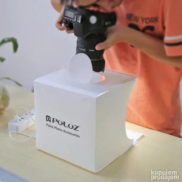Difuzorska kutija foto box sator za fotografisanje Dupli LED