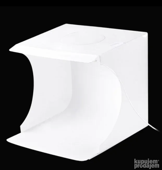 Difuzorska kutija foto box sator za fotografisanje Dupli LED