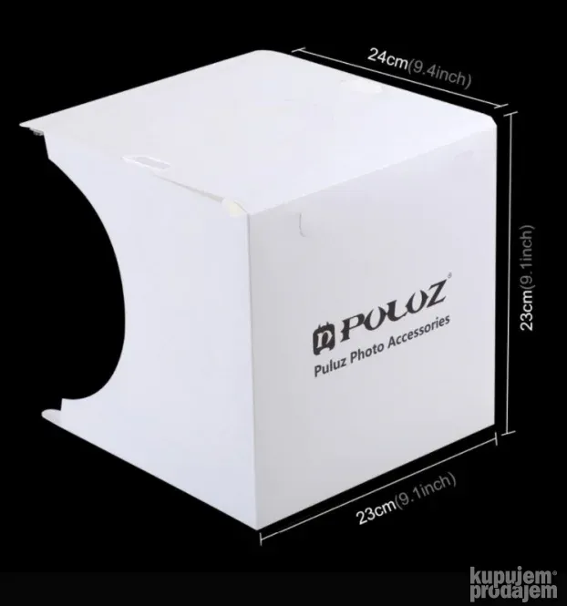 Difuzorska kutija foto box sator za fotografisanje Dupli LED