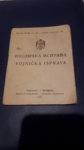 vojna isprava