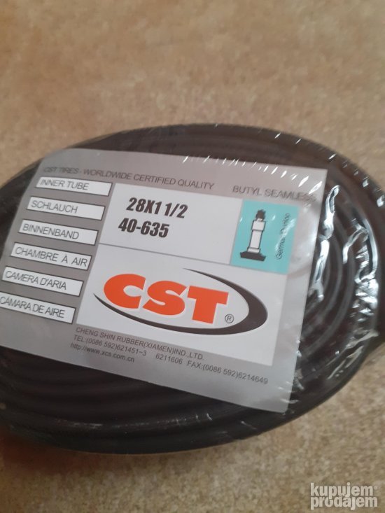 Unutrasnja guma CST 28x1 1-2 (40-635) DV