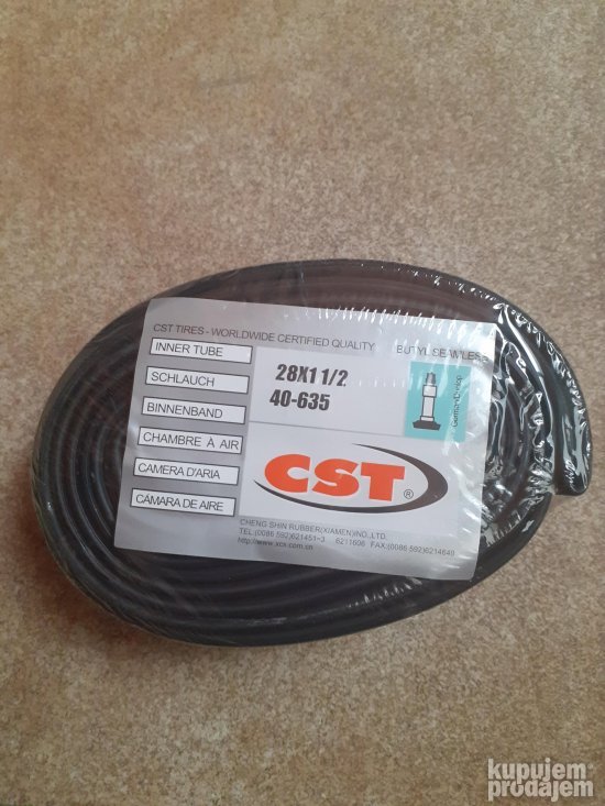 Unutrasnja guma CST 28x1 1-2 (40-635) DV