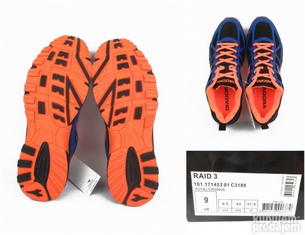 Diadora RAID 3 patike NOVO K136/43