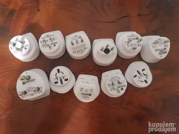 Skorss adapteri (uticnice) - razni- 11 komada