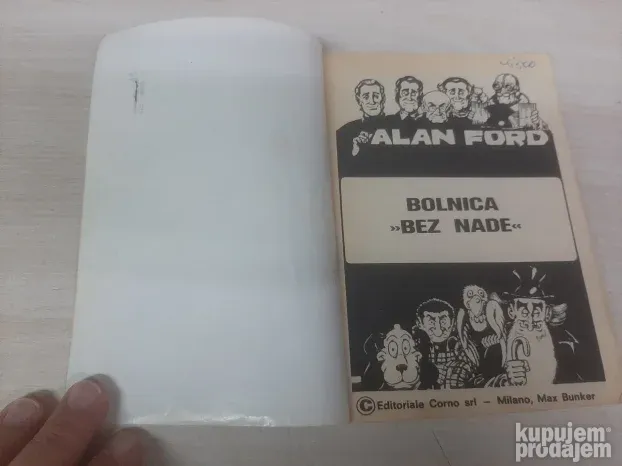 Alan ford 262 Bolnica Bez nade
