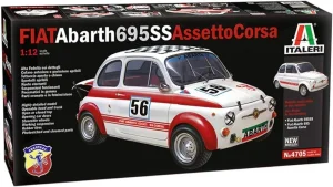 Italeri 1/12 kit Fiat Abart 695 Asseto Corsa