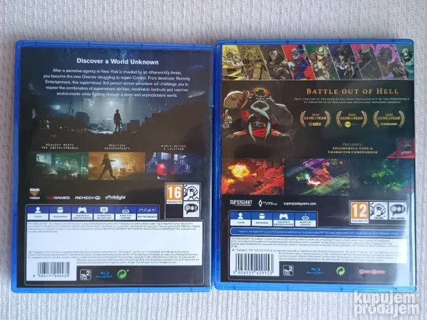 PS4 / PS5 - Control i Hades - GOTY - Na Disku