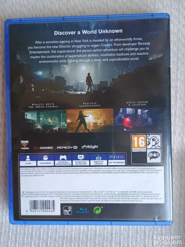 PS4 / PS5 - Control i Hades - GOTY - Na Disku