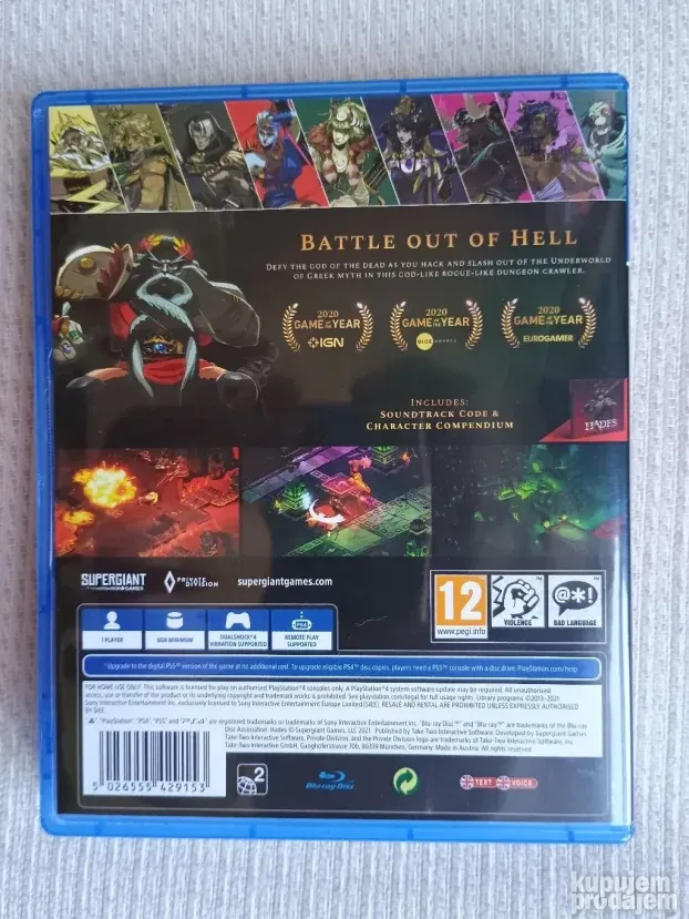 PS4 / PS5 - Control i Hades - GOTY - Na Disku