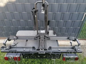 Eufab nosač za 2 bicikla na kuku sklopiv