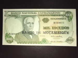 Mozambik 1000 escudos.1972.