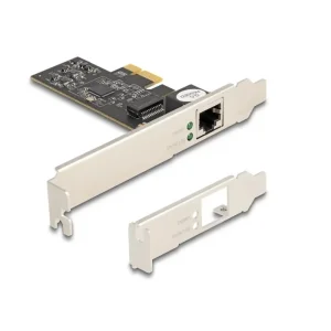 DELOCK 81260 PCI Express x1 card 1 x RJ45 5 Gigabit LAN